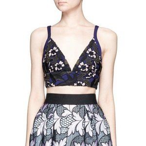 Self Portrait Swallow Guipure Bralette Lace Plunge